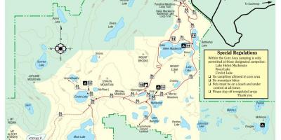 地図のバンクーバーアイランド州立公園