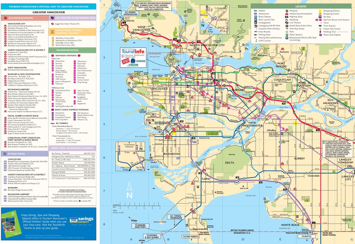 地図のよvancouver bc
