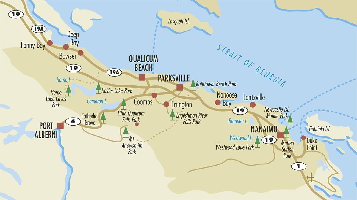 図パークスヴィルバンクーバー島