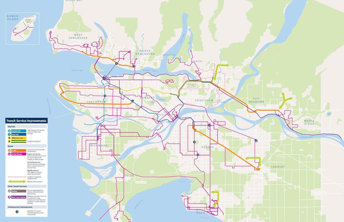 translink地図バンクーバーべての部屋と料金を表示
