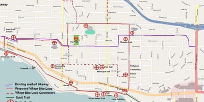 ノースバンクーバーグの地図