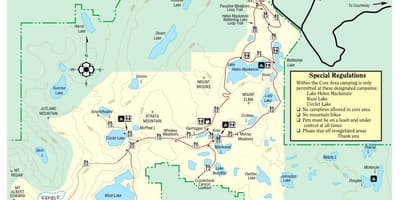 地図のバンクーバーアイランド州立公園