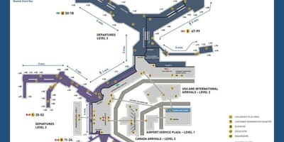 バンクーバーの端末の地図