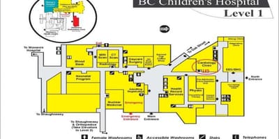 地図bcこども病院