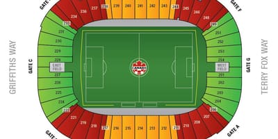Bcスタジアム地図