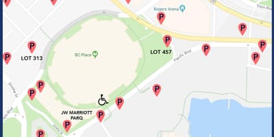 地図bc場駐車場