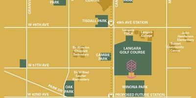 地図langara