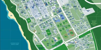 地図ubcバンクーバー